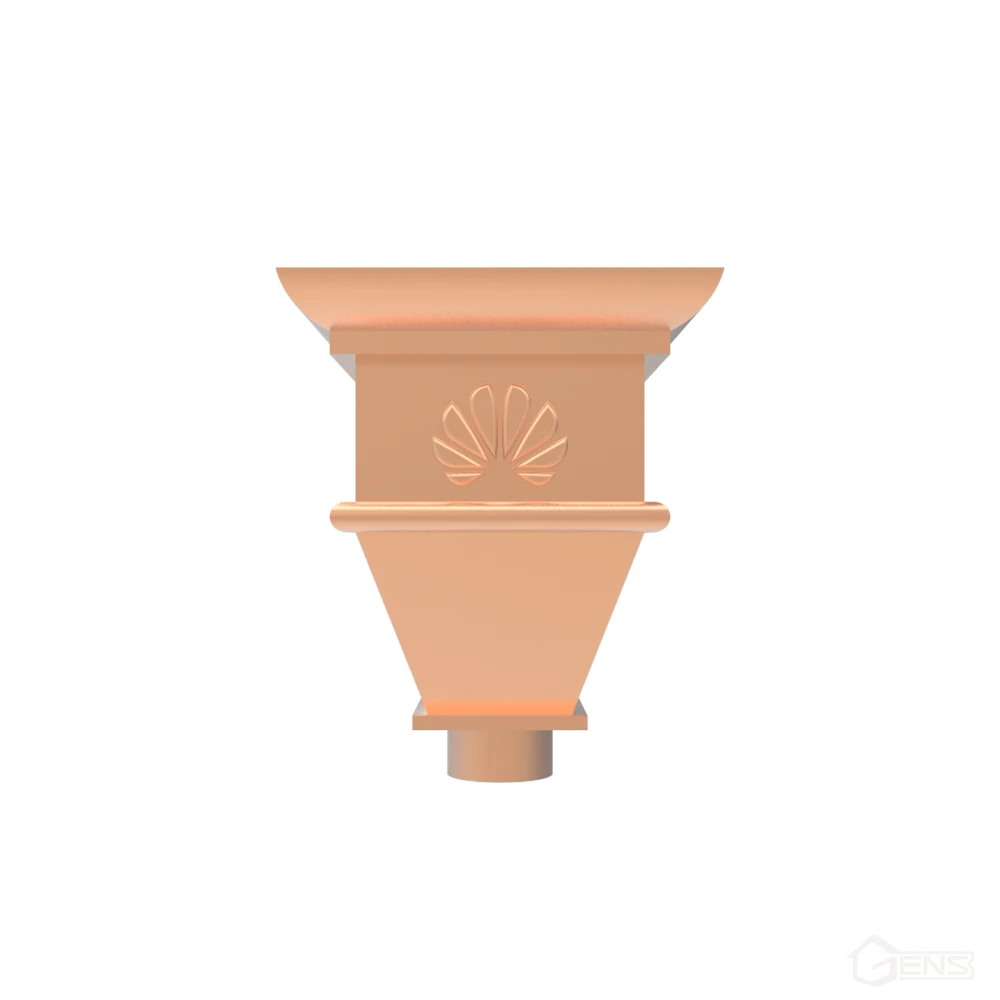 New Product Explosion Copper Rainwater Conductor Head Perfect Fusion of Classical and Protect to Your Home