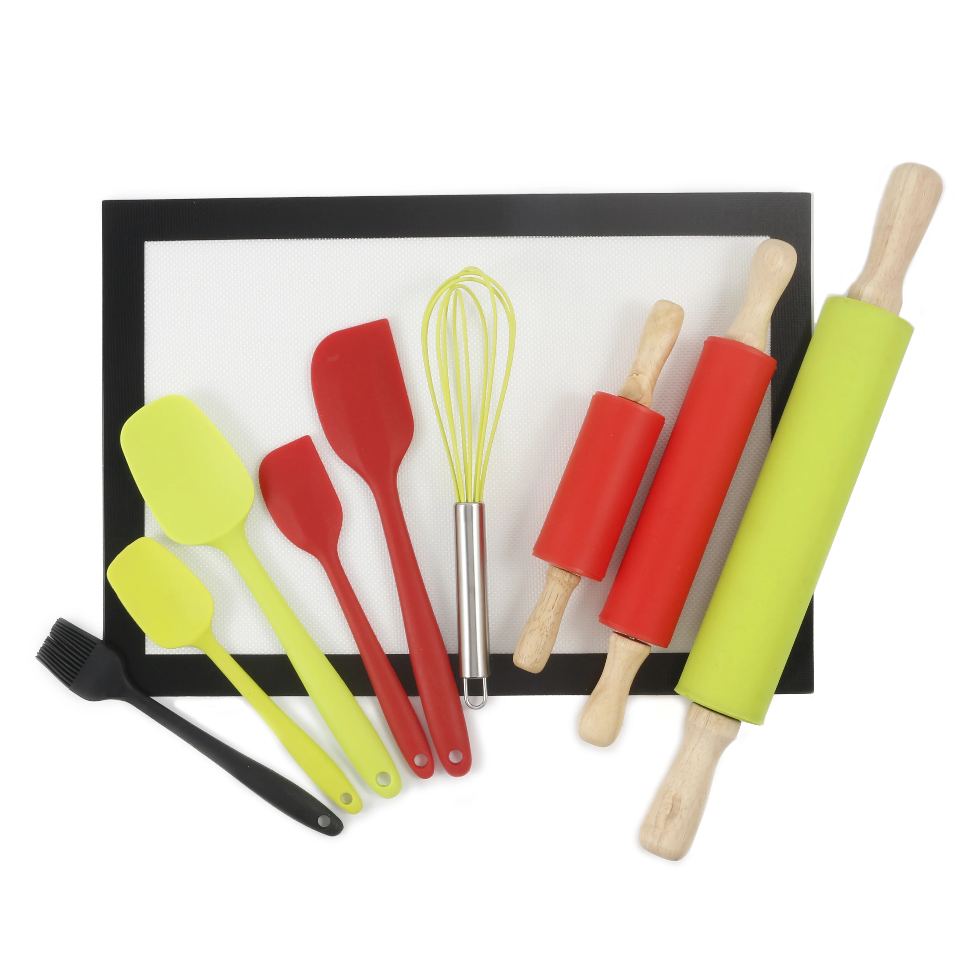Baking Set Baking Tools Spatula Mat Rolling Pin Egg Whisk Cake mould Cookware Kitchen Accessories Sets