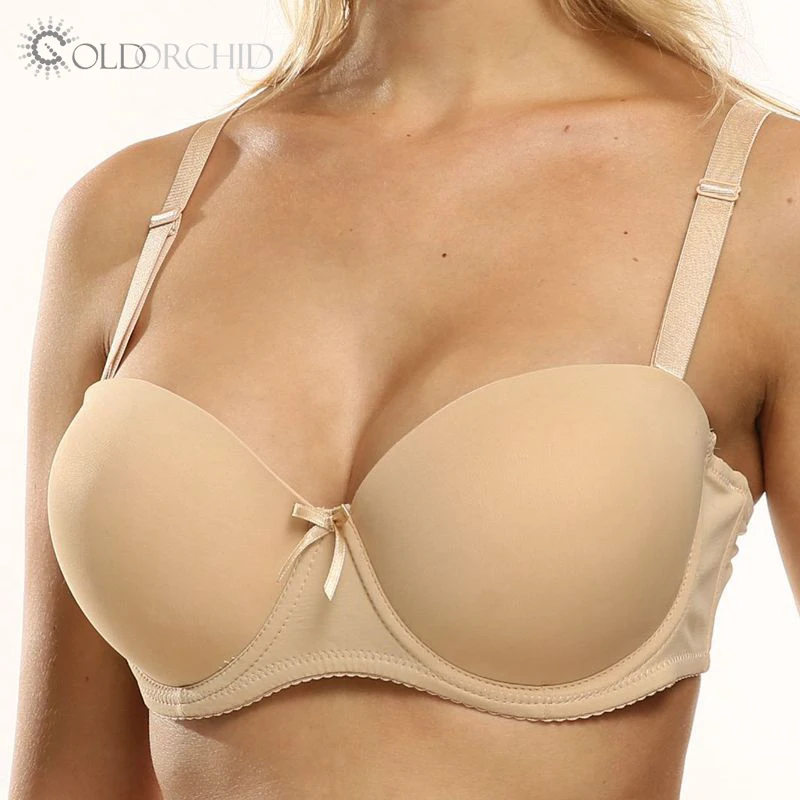 2024 Sexi Girl Plus Size Push Up Half Cup Bra For Women D Cup