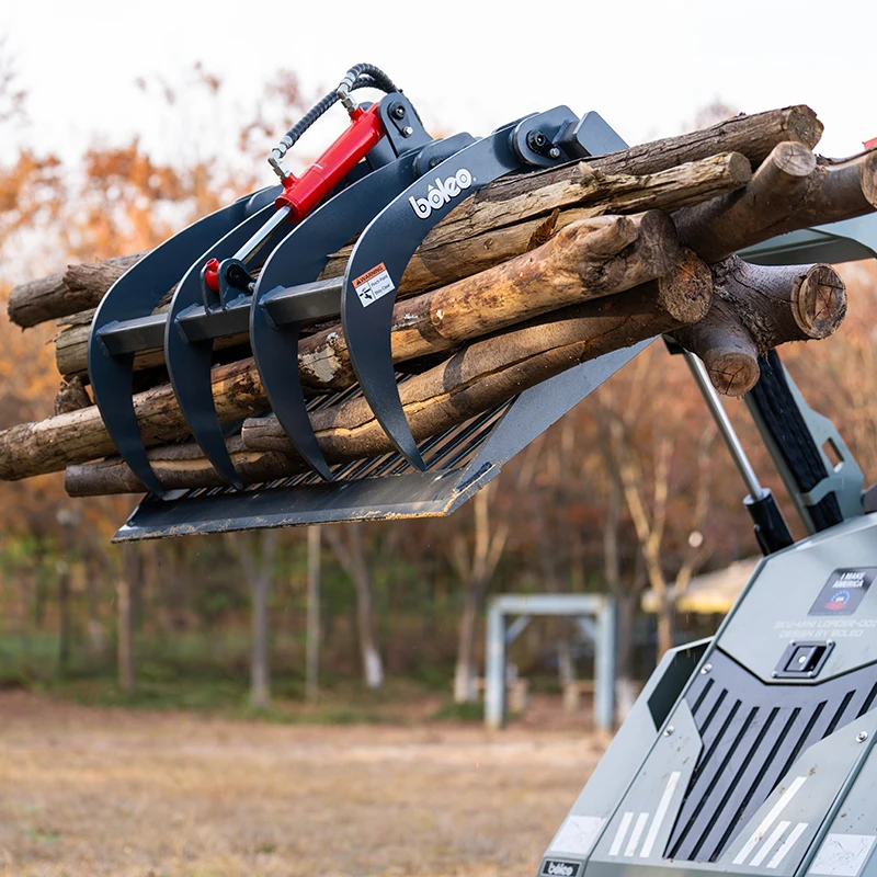 Boleo China Agriculture Full-hydraulic 30hp Stand-on Skid Steers Loaders with Iso Ce Approved