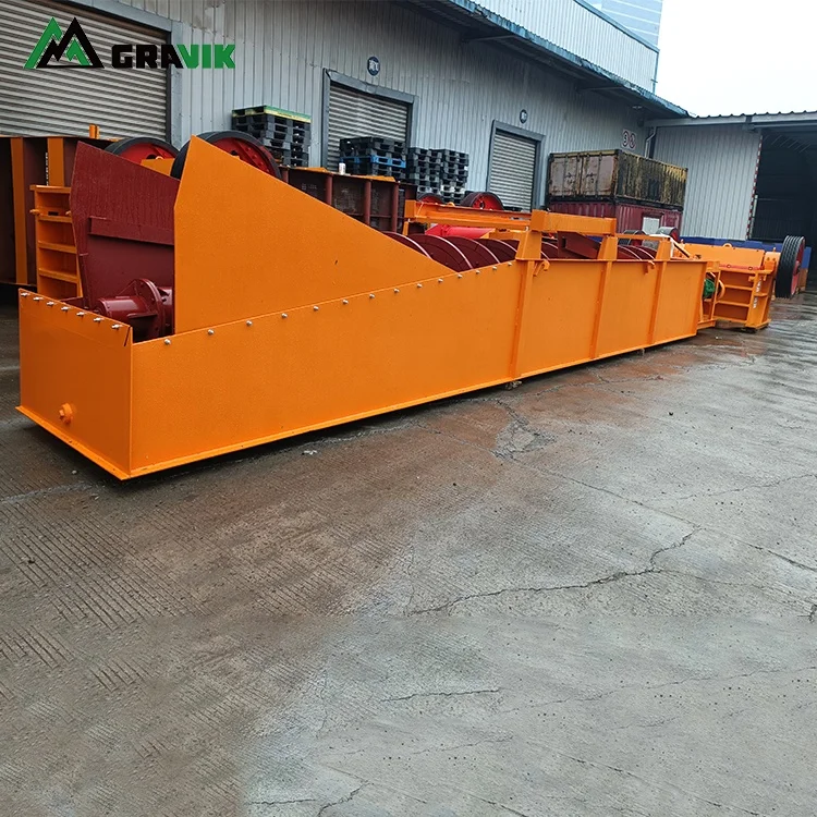 Spiral Washer Mining Plant Equipment Iron Ore Washing Machine Screw Sand Washer