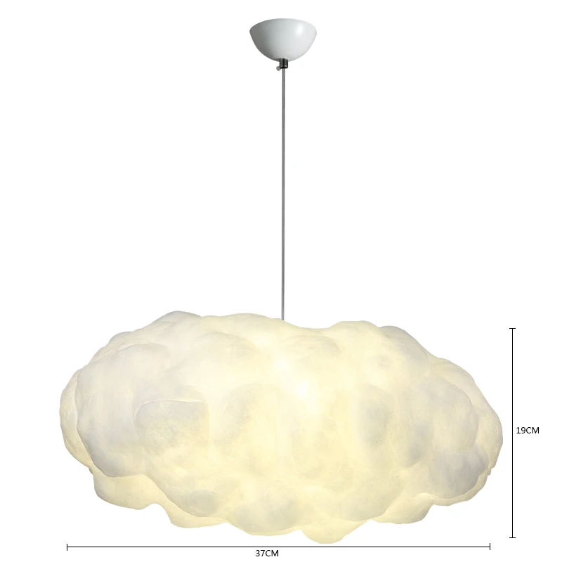 
Modern Dreamlike Effect Mounted Cloud Shade Lighting RGB Bar Cafe LED Decorative Pendant Lamp Light for Indoor Living Room 