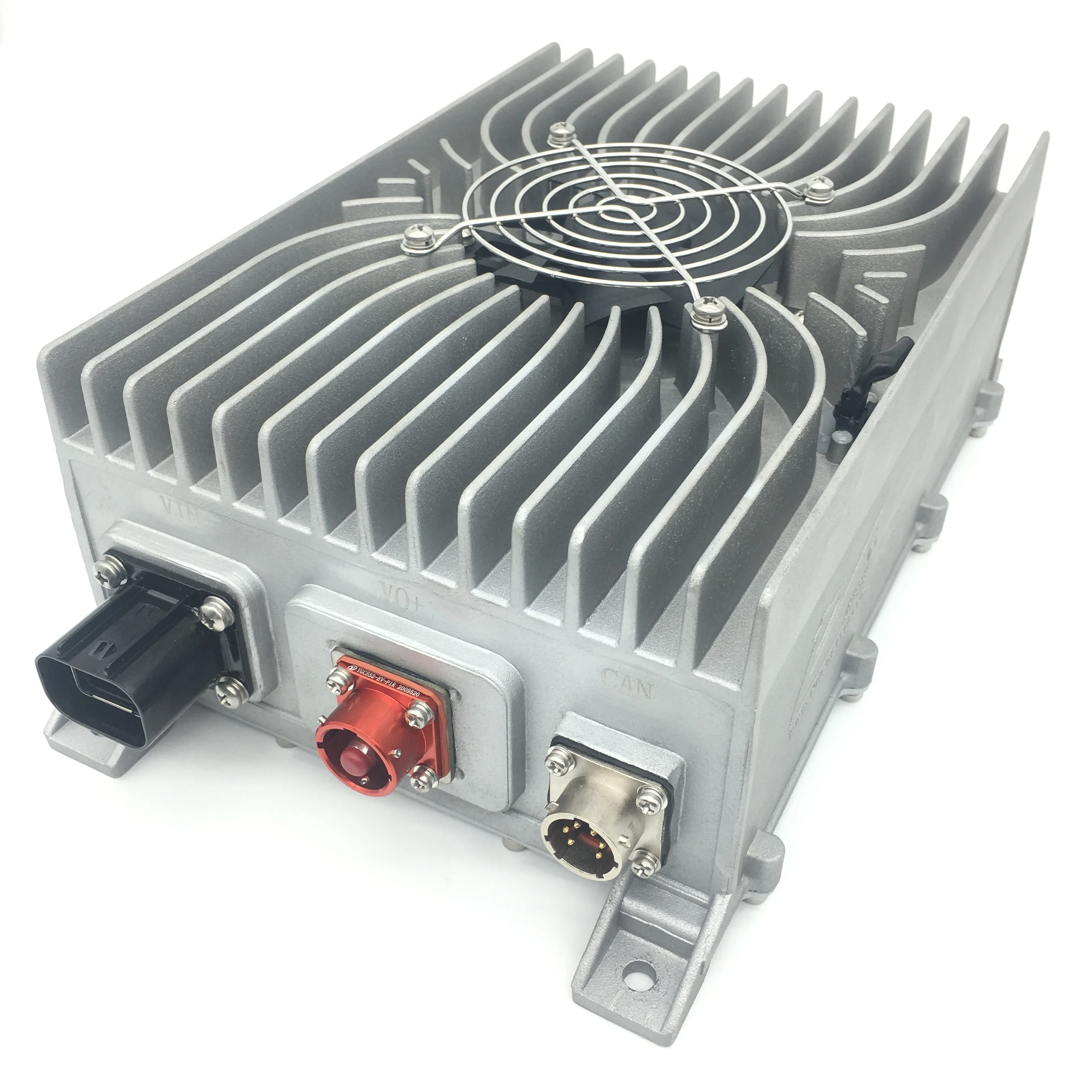 Electric vehicle fan-cooled wide input voltage range 200V to 750V electric car charger 3000W 28V output DC-DC converter