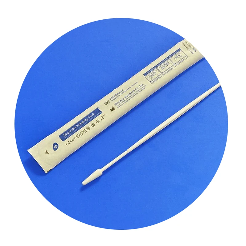 Disposable Medical Gynecological Sterile Vaginal Swab Stick Flocked Sterllity Cervical Sample Swab