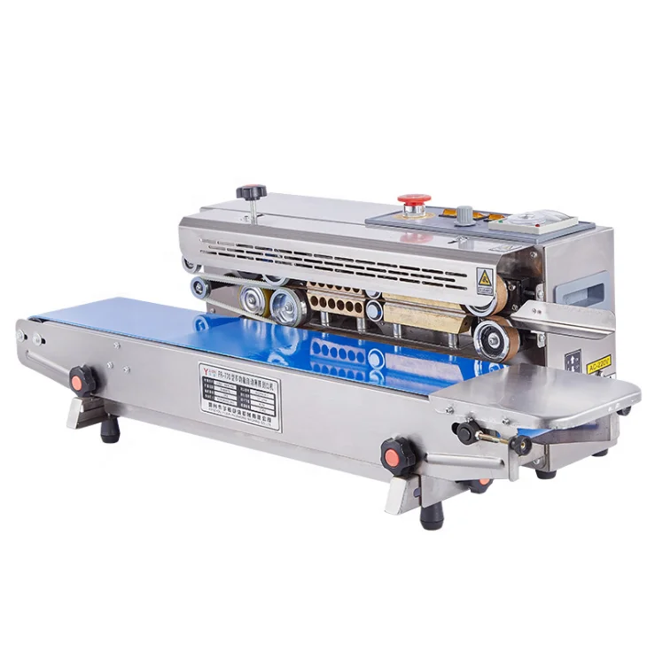 Auto Continuous Sealing Machine Horizontal Sealer Automatic  Membrane Bag Film Band Sealer