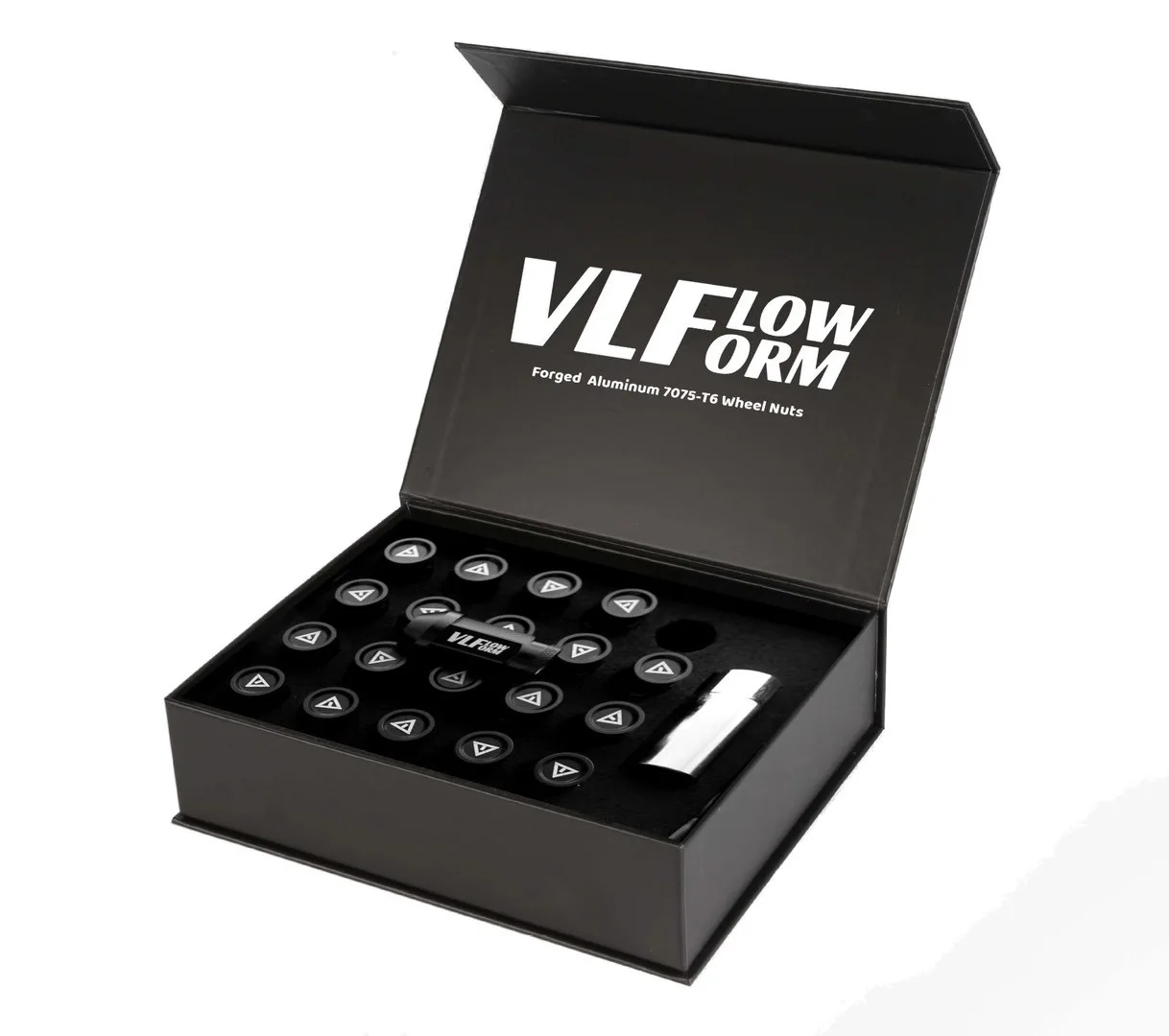 China Manufacturers VLF Automotive Accessories Rims Wheel Hub Parts Nuts Aluminum Wheels Wholesale Gunmetal