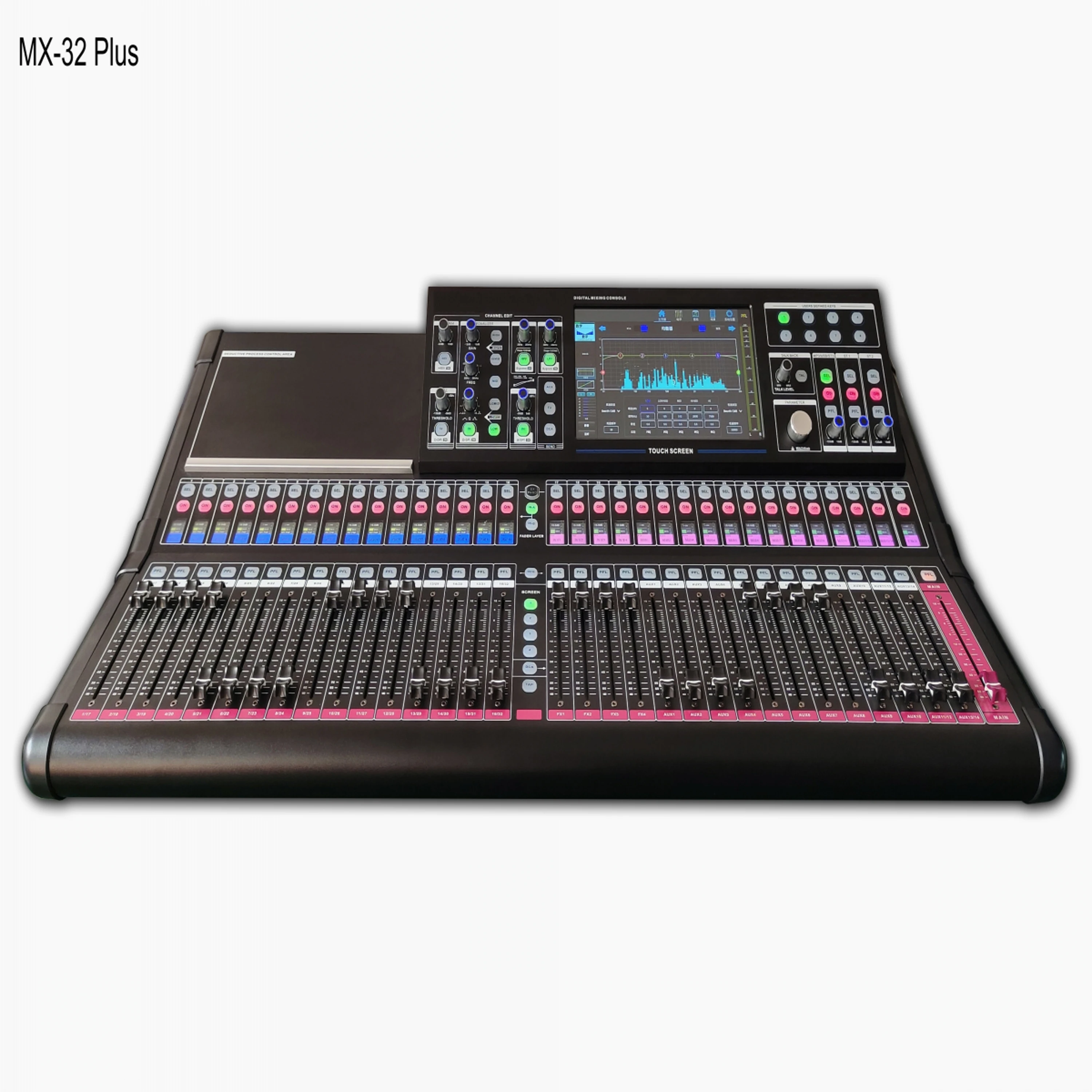 MX-32 плюс 32 каналов профессиональный аудио DJ звук нескольким направлениям Данте система записи сенсорный Смеситель цифровой микшерный пульт консоли