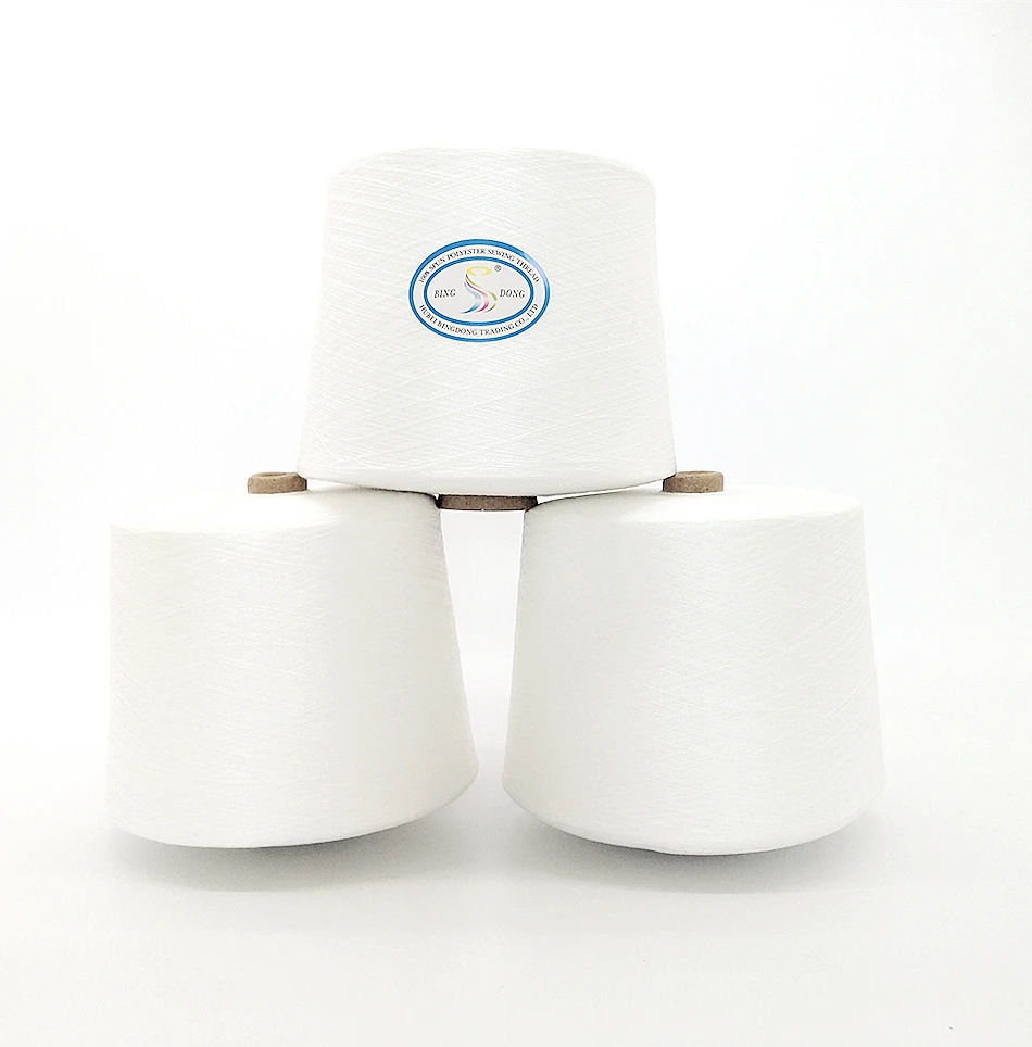 TFO Cone Dye Tube Sewing Thread Machine Polyester 100 Pct Woven Bag High Quality Paper Spun Yarn Free Samples Customized Raw