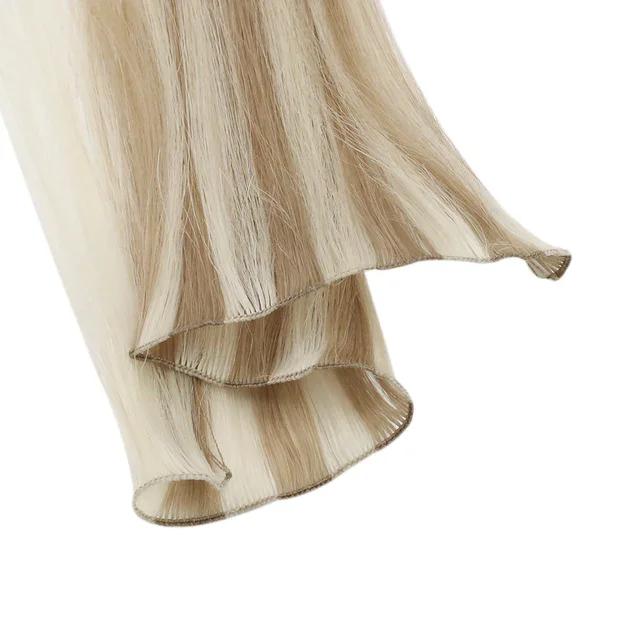 High Quality Factory Direct Sale wholesale price Russian 100% Remy Virgin human hair Invisible Genius Weft Hair Extensions