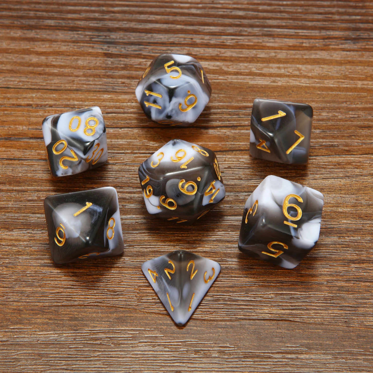 Набор многогранных кубиков многоцветная игра для RPG Dungeons and Dragons DND MTG D20 D12 D10 D8 D6 D4