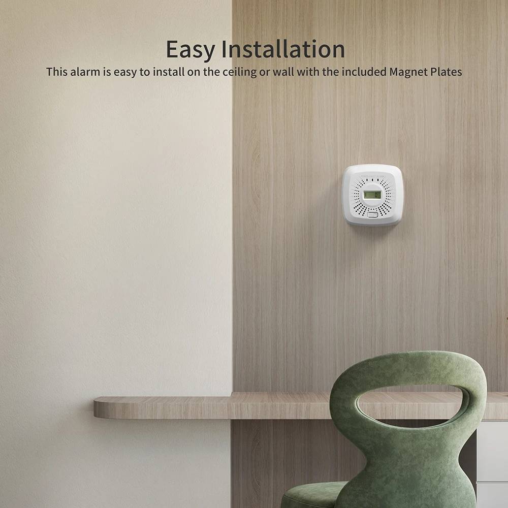 New Product Carbon Monoxide Smoke Detector With Carbon Monoxide Sensor