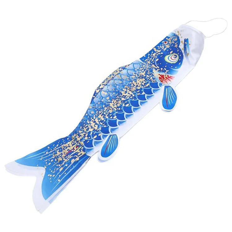 Japan Koi Nobori Flag Windsocks Fish Flag Hanging Decor Column Fish Windsock