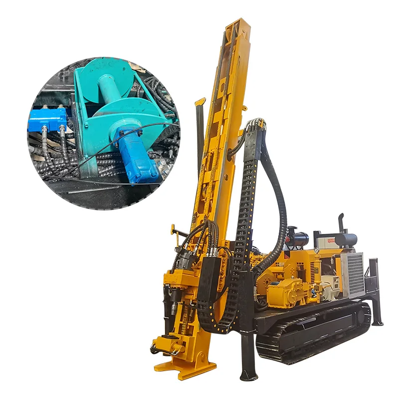 Portable Soil Testing Full Hydraulic Crawler Core Rig Full Hydraulic Crawler Core Drilling Rig Machine