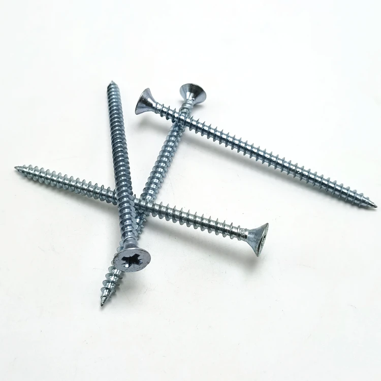 Потайной крестообразным шлицем из нержавеющей стальной оцинкованный металл строительных материалов кровельный Самонарезающий винт с плоской головкой