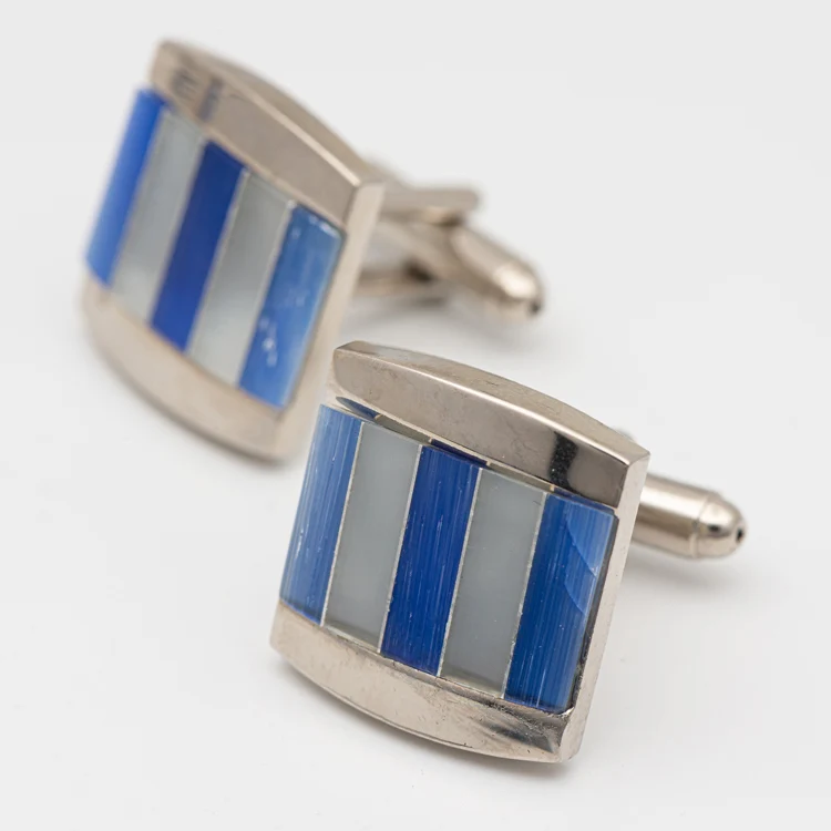 Wholesale Round Shape Custom Cuff Links Male Shirt Button Cuff Gemstone CuffLinks