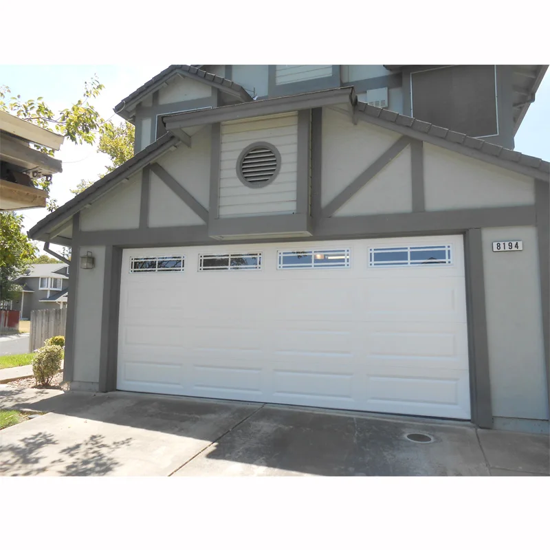 Полиэтиленовые потолочные секционные гаражные двери высокой плотности сделано в Китае Jiangsu