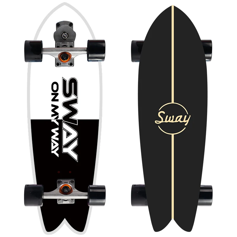  Новый дизайн 32 дюймов S7 грузовик Канада клен Surfskate оптовая продажа рыбы для серфинга катания на