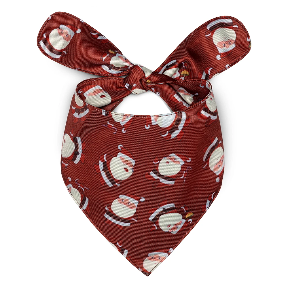 Dog Bandana and Scrunchie  Washable Puppy Bandanas Printing Dog Bib Scarf Accessories for Small Medium Large Dogs Cats Pets