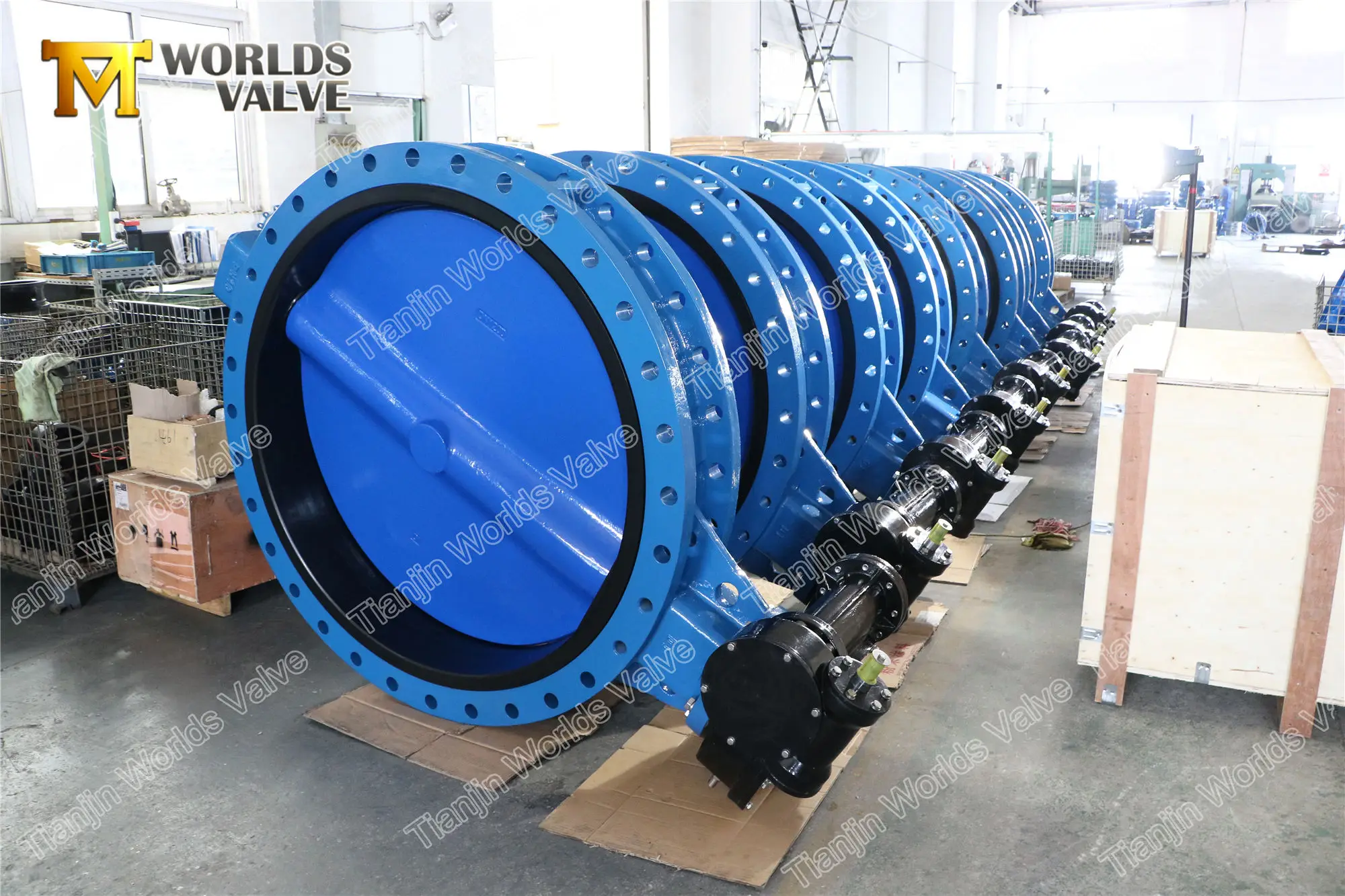 api stainless steel aluminum bronze c95800 double motorized pneumatic butterfly valve