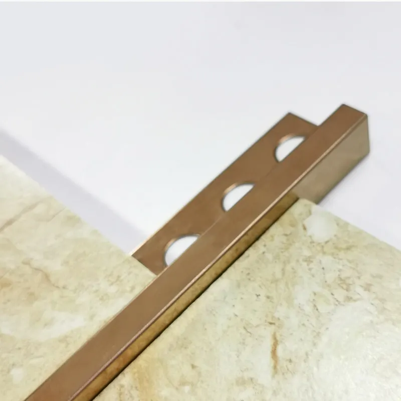 Large stock metal wall strips border channel stainless steel u shape tile trim corners