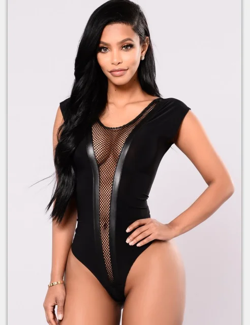 
Wholesale tights transparent sexy ladies bodysuit women leotard 