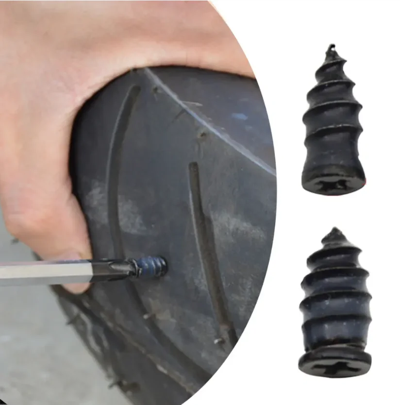Wholesale Vacuum Tyre Repair Nail Car Motorcycle Car Scooter Rubber Tubeless Tire Repair Tool Glue Free Repair Tire Film Nail