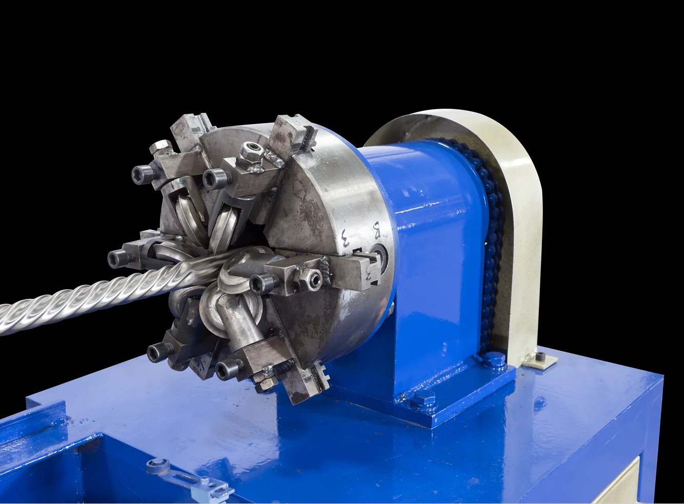 Stainless steel copper pipe threading machine tube twisting machine