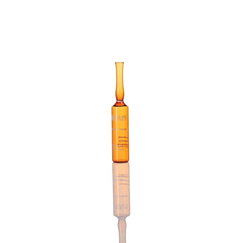 5ml clear amber   glass ampoule customized printing  medical cosmetic use