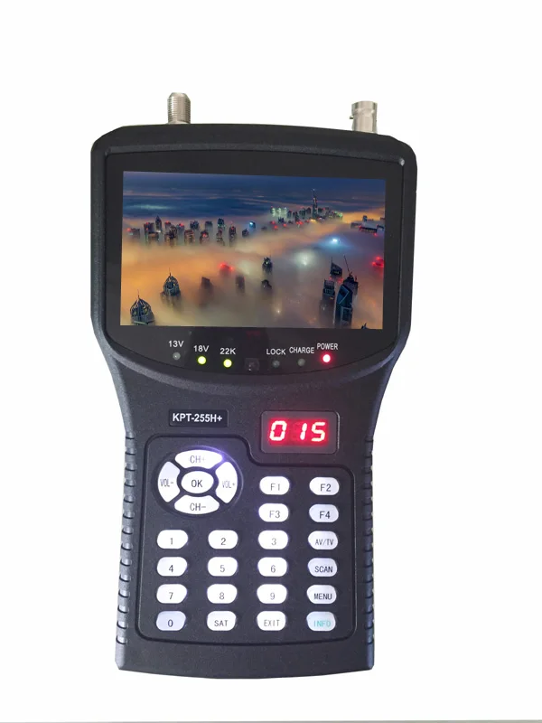 [Genuine] HD Signal DVB-S2 Decoding With TVI CCTV Camera Tester KPT-255H+ satellite finder meter set top box TV BOX