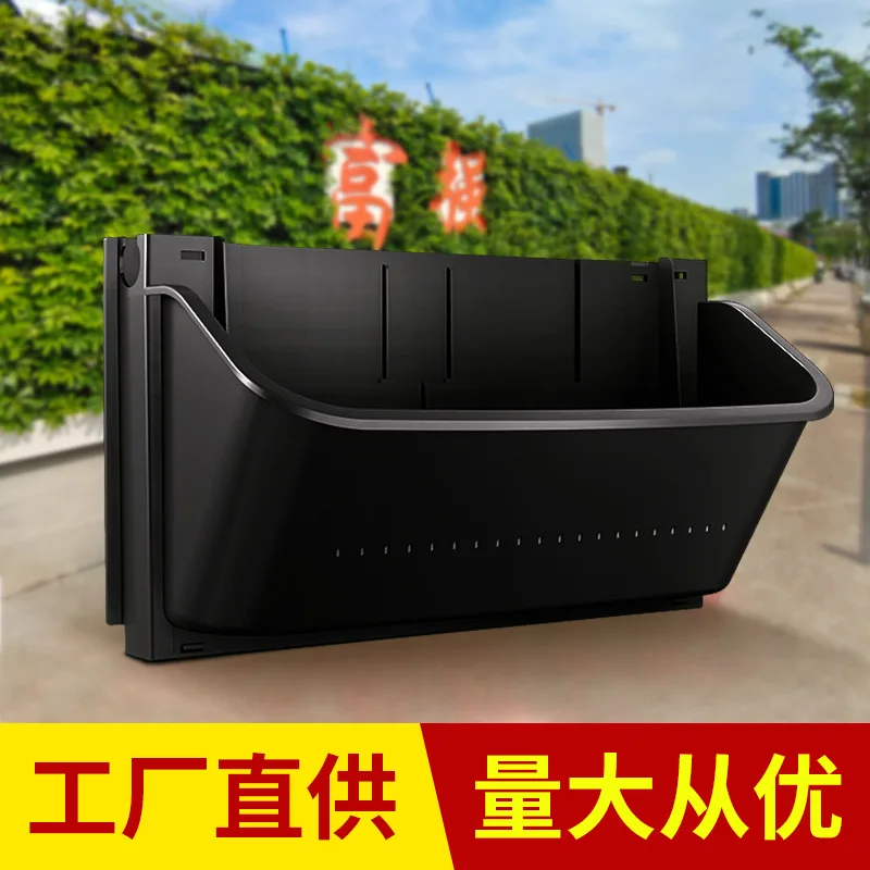 Naturix Outdoor Vertical Garden Wall Pots New Design PP Plastic Planter for Wholesale W18 Size