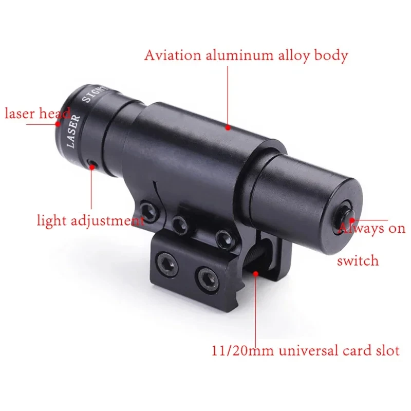 High Quality Hunting Laser Sight For Outdoor Precise Shooting Adjustable Installation