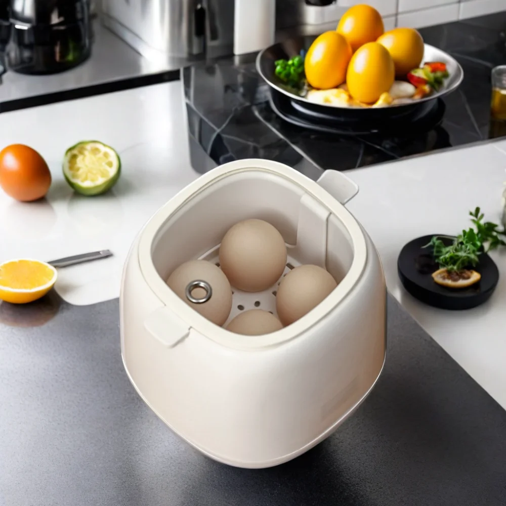 300W Automatic Electric Egg Boiler Low Power Consumption Visual Multifunctional Breakfast Cooker for Household Use