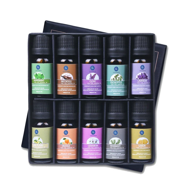 Набор натуральных эфирных масел частной марки, расслабляющий набор эфирных масел для ароматерапии, многоразовое использование