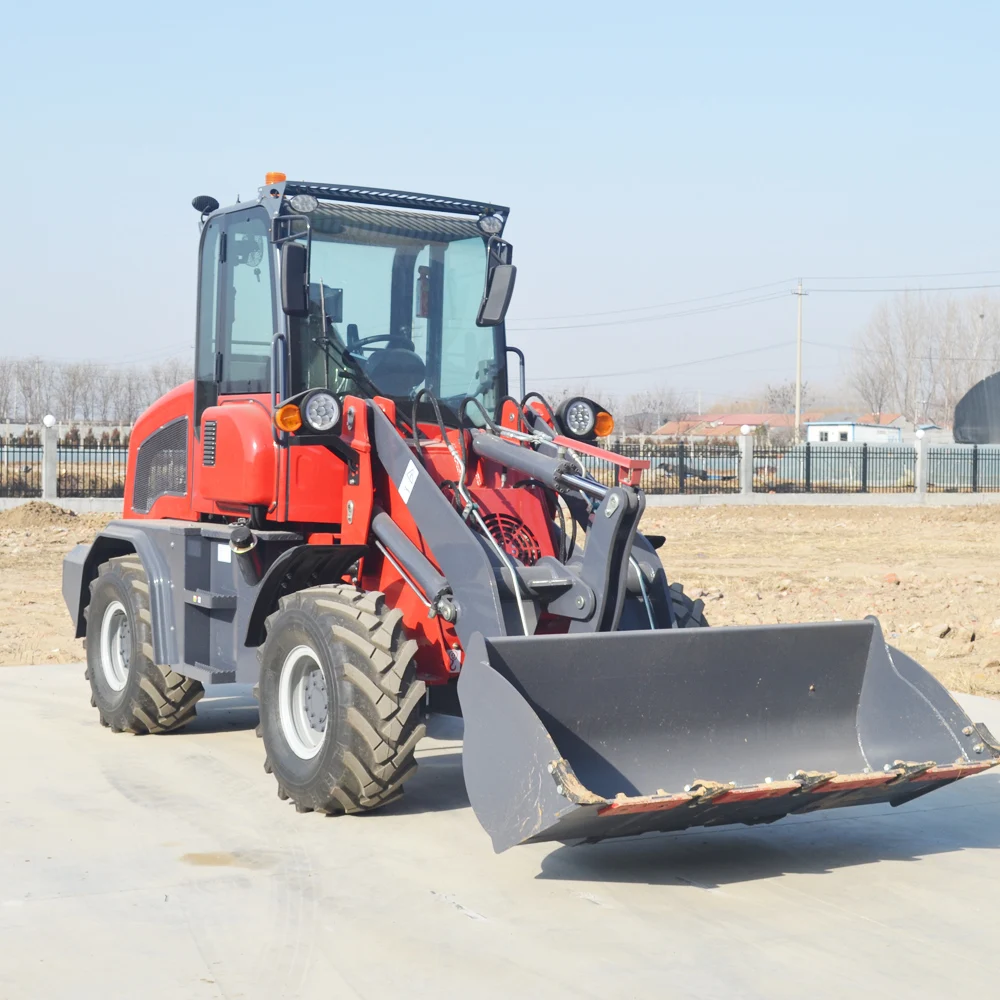 1 cubic meter bucket hydraulic wheel loader 1 ton 2 ton 3 ton 4 ton 5 ton 6 ton  alloy metal wheel loader