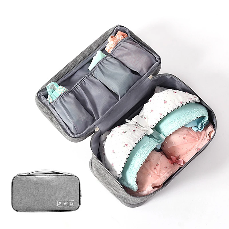 Bra Underwear Drawer Storage Organizers Travel Dividers Box Bag Socks Briefs Cloth Case Clothing Wardrobe Accessories Supplies