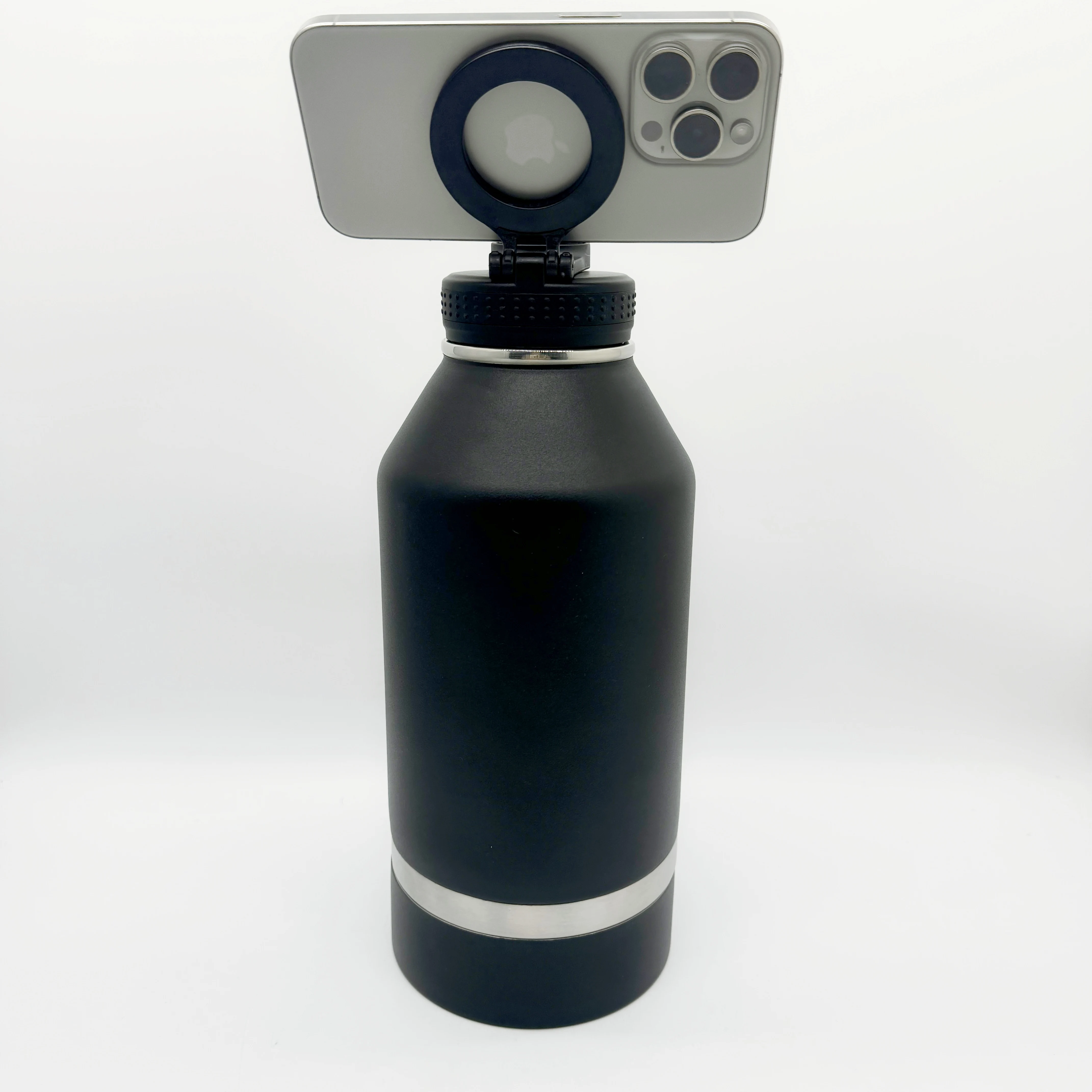 Magnetic Lid Double Wall Large Thermos Flask 3 in 1 Pet feeder Bottle Travel Dog Bowl Stainless Steel Insulated Dog Water Bottle