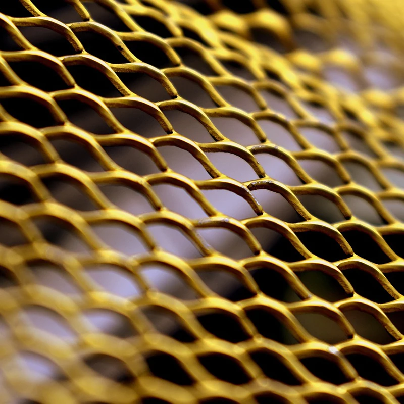 Mesh of 3d Wallpaper Coated Expanded Metal for Aluminum Decoration Pvc Anping Perforated Protecting Mesh 15-21 Days gutter mesh