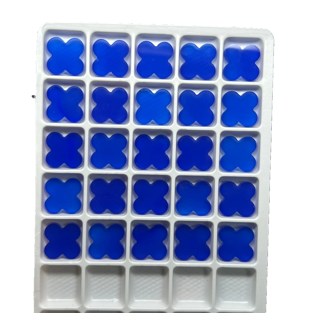 White Mother of pearl  13x12MM Loose Four Leaf Clover chalcedony Gemstones Natural Malachite