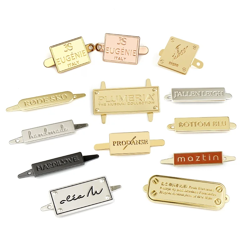 Low Price OEM Logo Engraved Custom Metal Small Size Label Tag For Furniture