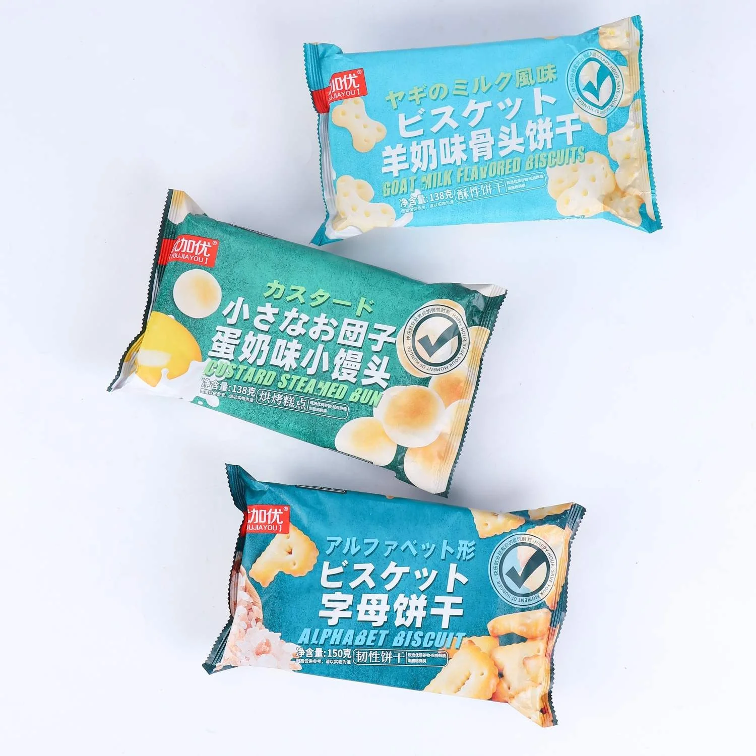 Manufactures wholesale Supply Crisp Biscuits Sweet Fermented Cake Healthy muti-flavors Biscuits and cookie