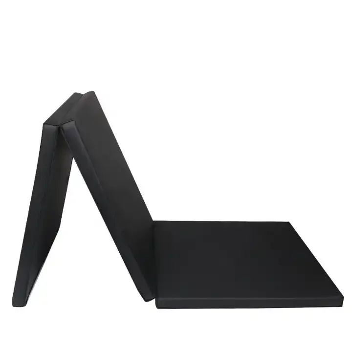 Gymnastics mat manufacturers wholesale three fold sports gymnastics mat home gym fitness equipment