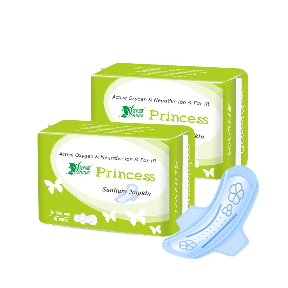 Новая горячая Распродажа Белый Органический хлопок супер поглощающая гигиеническая салфетка для ночи