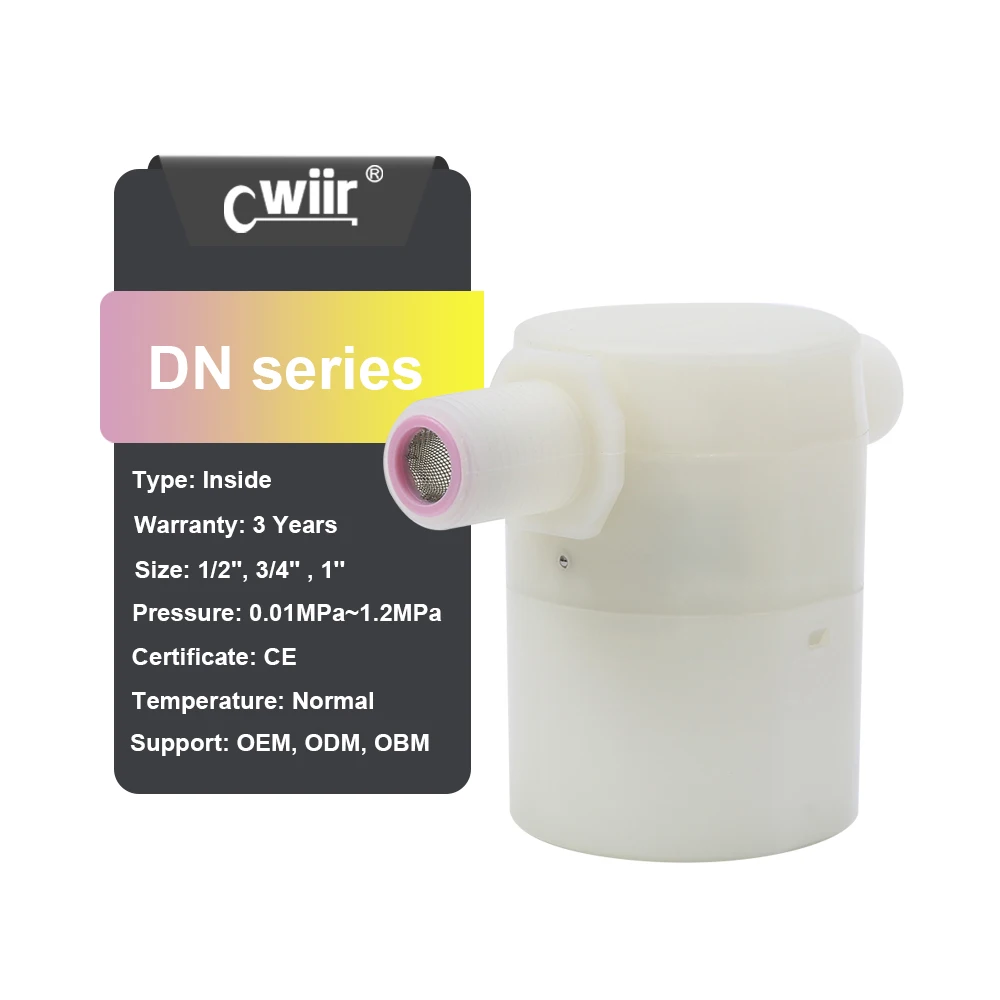 valve manufacturer Inside Horizontal small water float valve