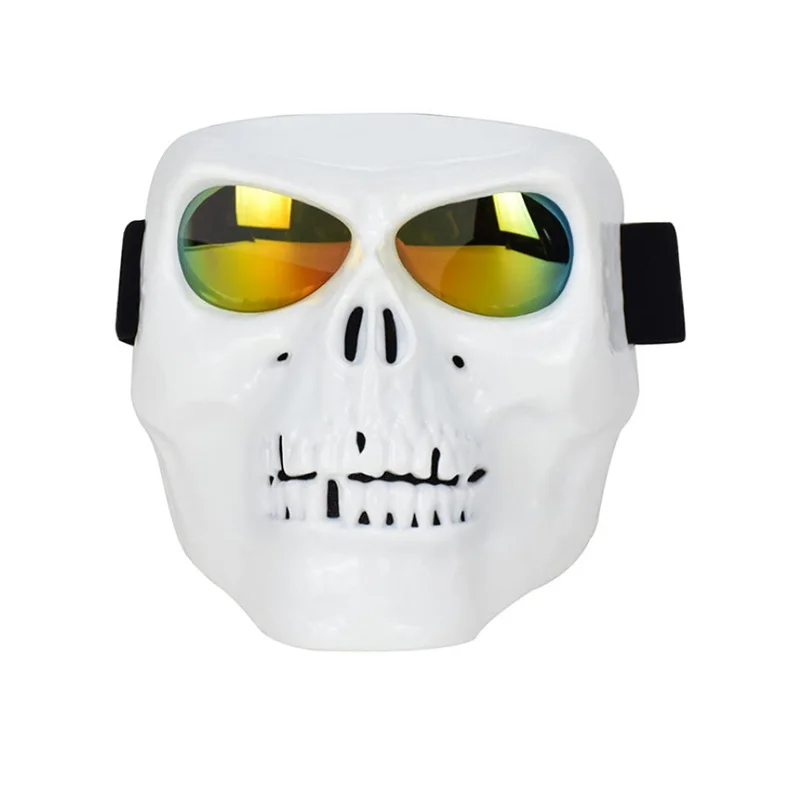 Off Road Racing Goggle Mask Anti Scratch Face Eyewear with Soft Foam Padded Detachable Mouth Filter Motocross Goggles