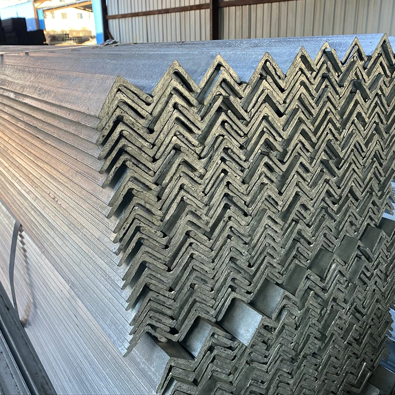 ASTM A36 A53 Q235 Q345 unqual Equal 2 Inch Galvanized Iron L Shape Mild carbon Steel Angle Bar