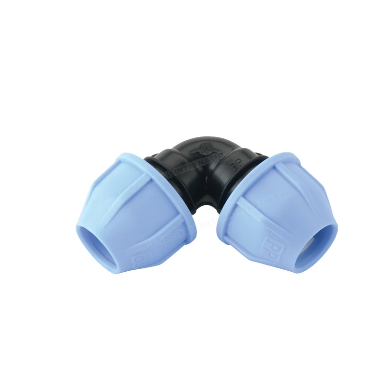 Pipe PP Compression 20mm Coupling Fittings Plastic Clamp Saddle For Water Supply Free Sample Drip Irrigation Quick Connector