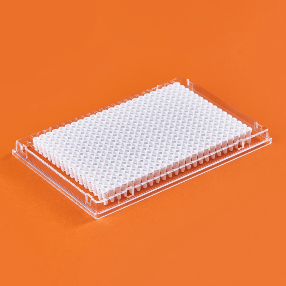 transparent 384-well PCR deep well microplate ELIAS plate sealing film special for Qpcr