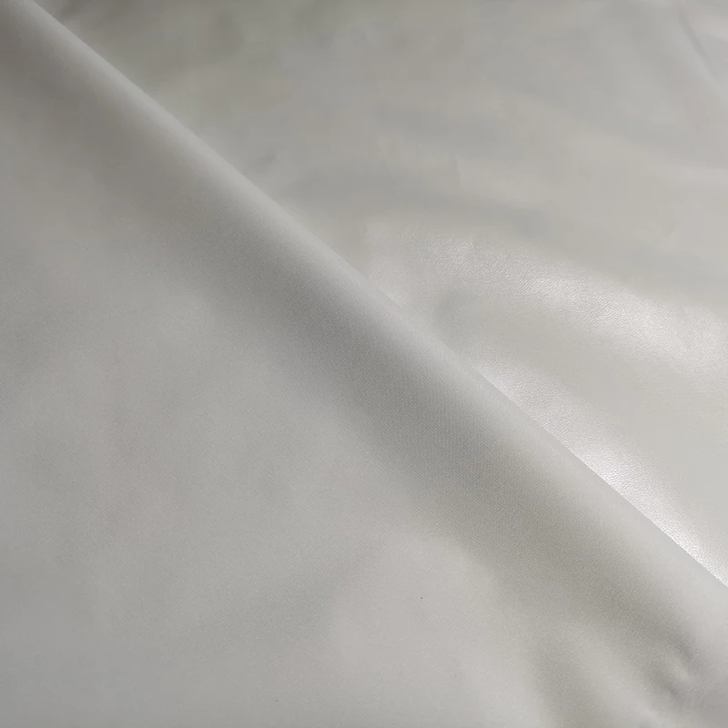 New product 100% polyester waterproof tela ultra ligera con pelicula tpu 75D mechanical ns lycra clear film fabric for jacket