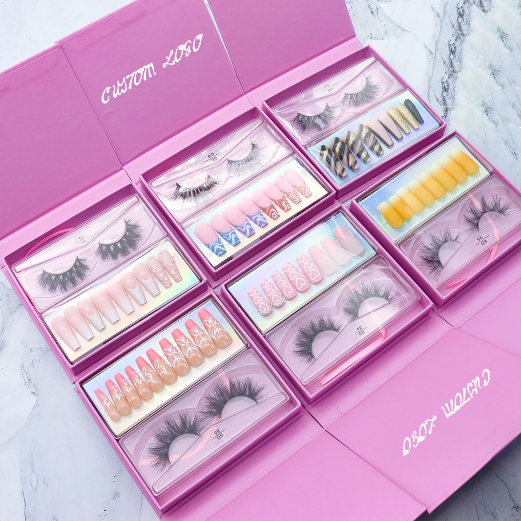 Оптовая продажа индивидуальная роскошная коробка для упаковки ногтей Подарочная