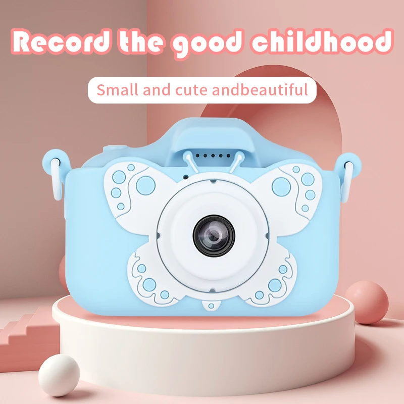 X5S Selfie Camera for Kid Hd Digital Video Portable Kids Toy Cameras Gift For Age 3-9 Built-In Fun Games support SD Card